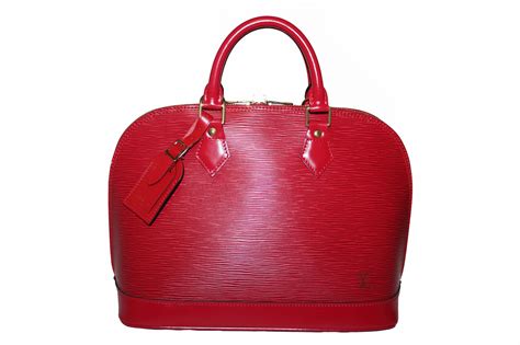 louis vuitton epi alma flame red or blood red|louis vuitton alma bags.